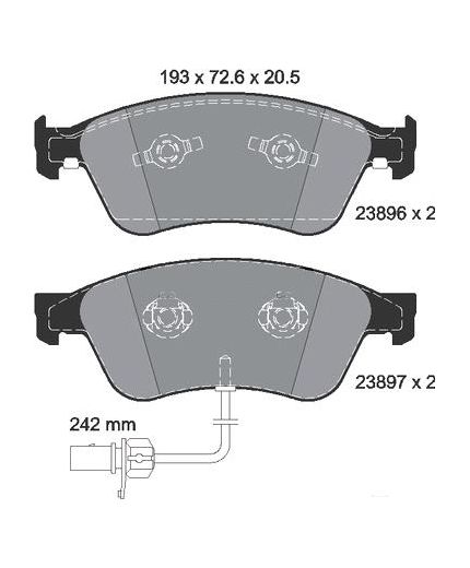 Textar Колодки дисковые