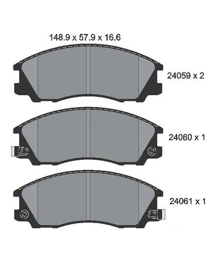 Textar Колодки дисковые