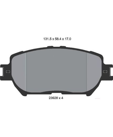 Textar Колодки дисковые передние