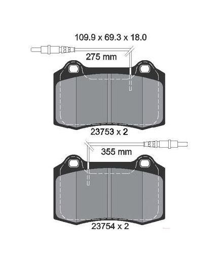Textar Колодки дисковые