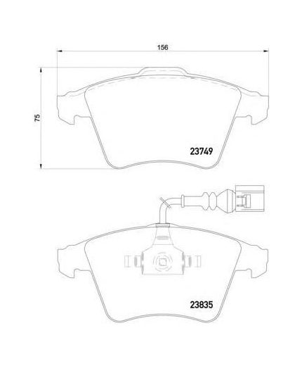 Textar Колодки дисковые передние
