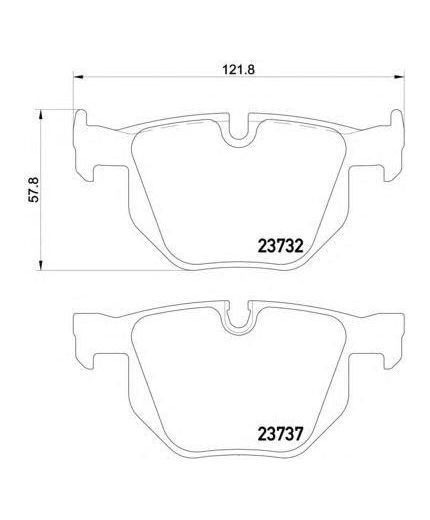 Textar Колодки дисковые задние Фото 2