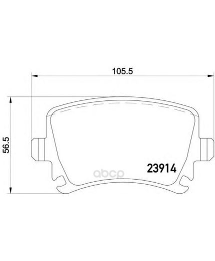 Textar Колодки дисковые задние