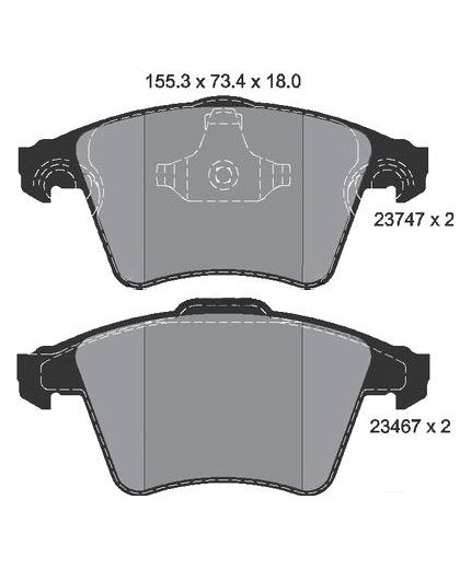 Textar Колодки дисковые