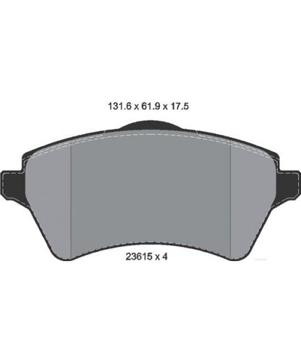 Textar Колодки дисковые