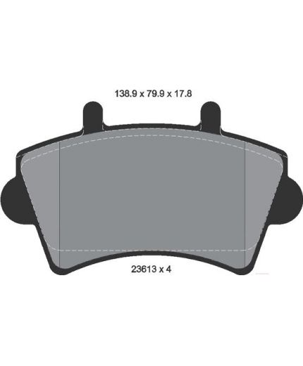 Textar Колодки дисковые передние