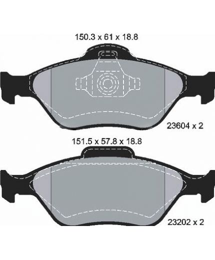 Textar Колодки дисковые