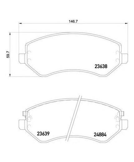 Textar Колодки дисковые передние