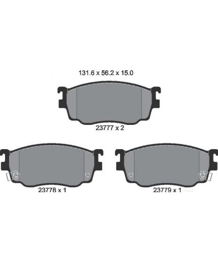 Textar Колодки дисковые передние