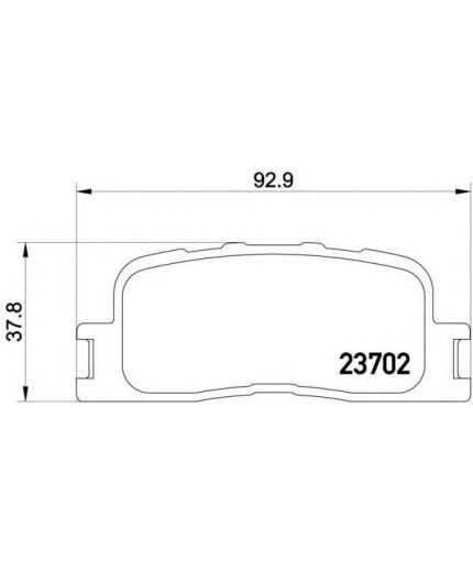 Textar Колодки дисковые задние