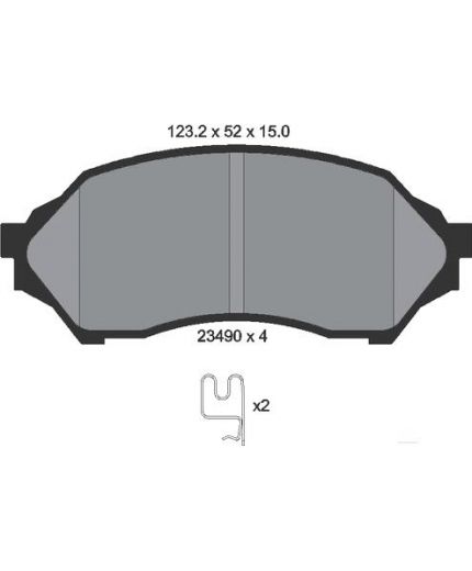 Textar Колодки дисковые