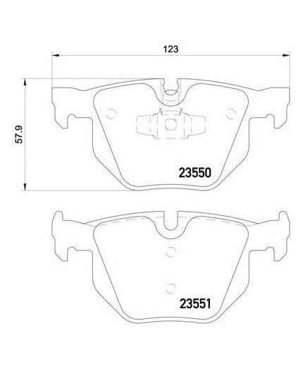 Textar Колодки дисковые задние