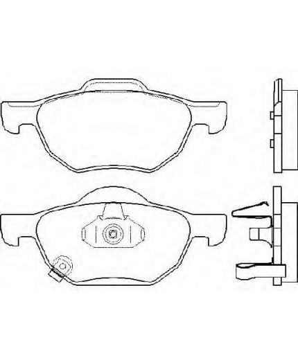 Textar Колодки дисковые передние