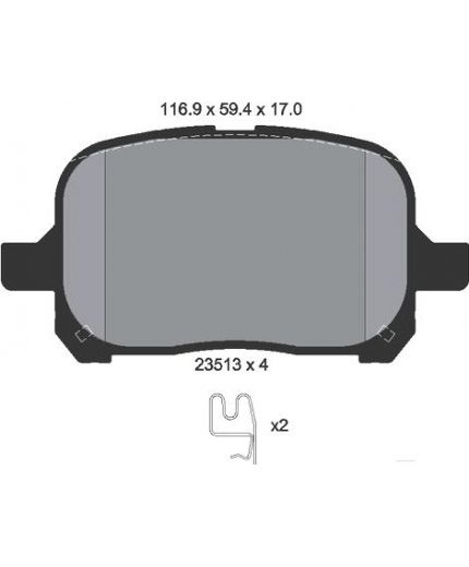 Textar Колодки дисковые