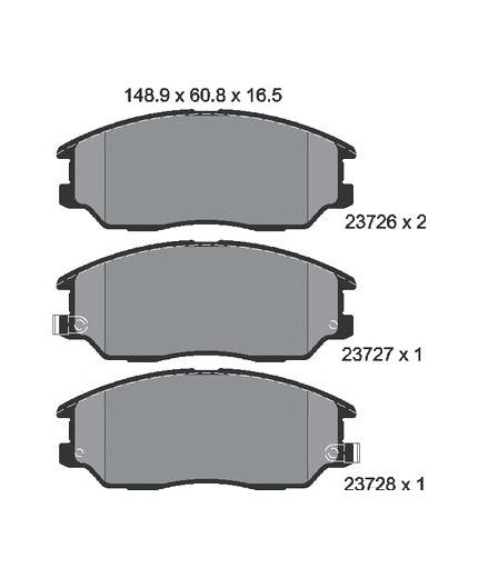 Textar Колодки дисковые передние
