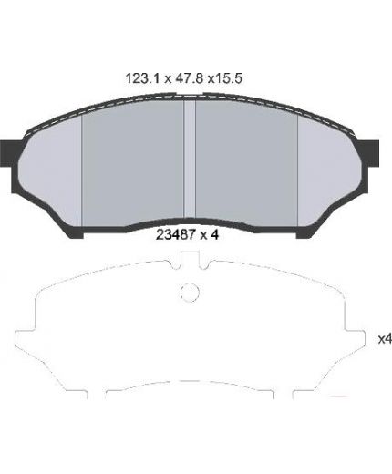 Textar Колодки дисковые передние Фото 2