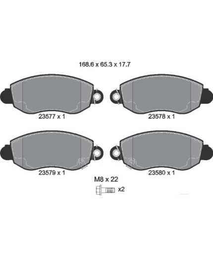 Textar Колодки дисковые