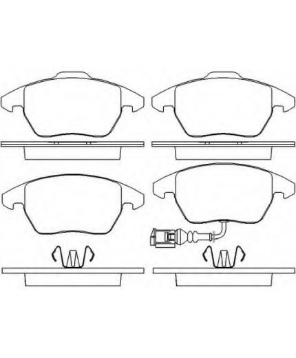 Textar Колодки дисковые передние