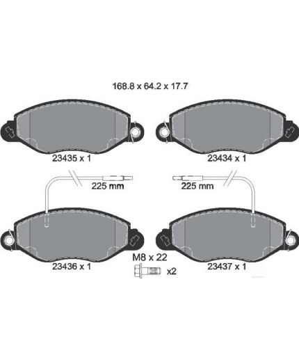 Textar Колодки дисковые