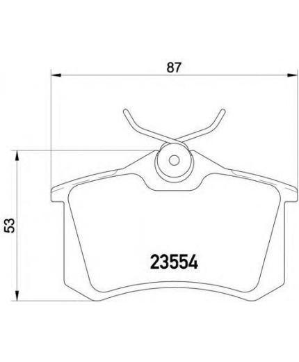 Textar Колодки дисковые задние