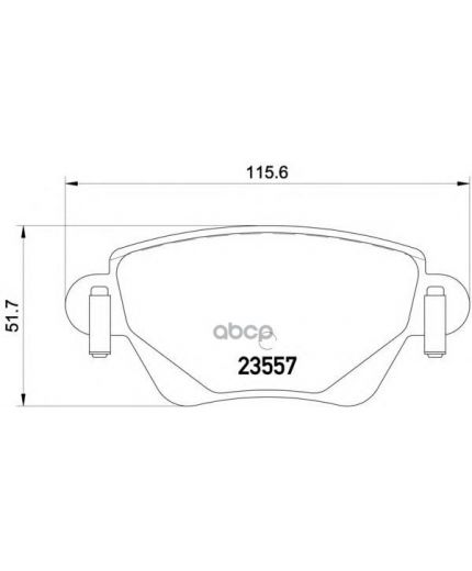 Textar Колодки дисковые задние