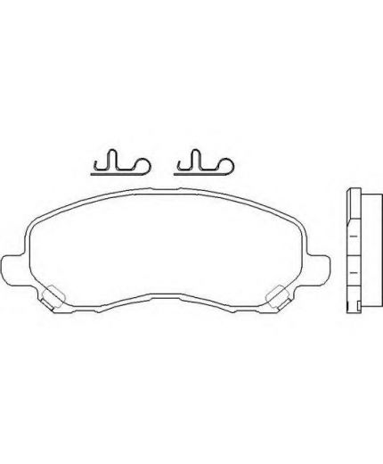 Textar Колодки дисковые передние