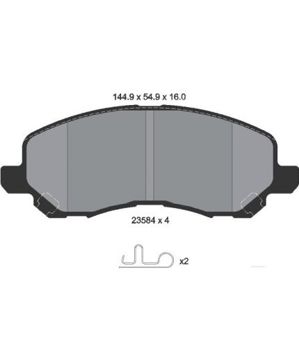 Textar Колодки дисковые передние Фото 3