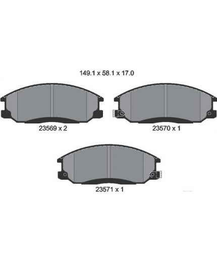 Textar Колодки дисковые