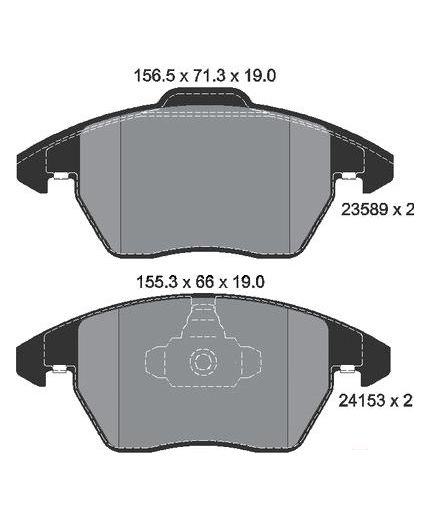 Textar Колодки дисковые