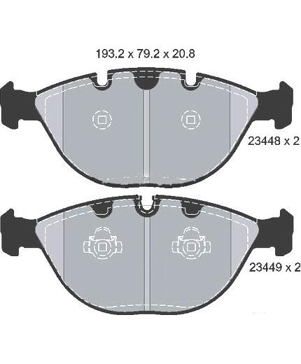 Textar Колодки дисковые передние Фото 2