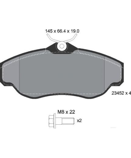 Textar Колодки дисковые