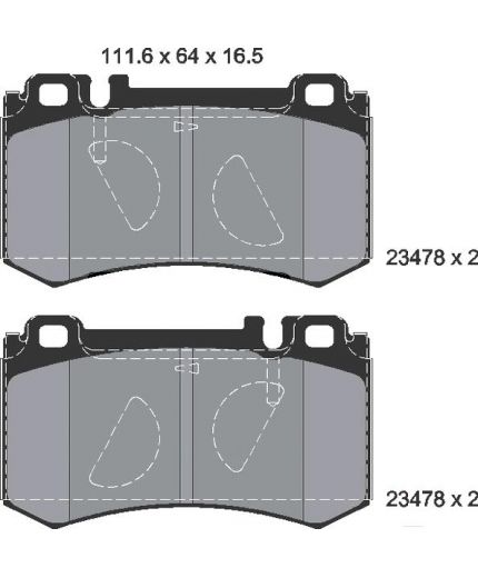 Textar Колодки дисковые