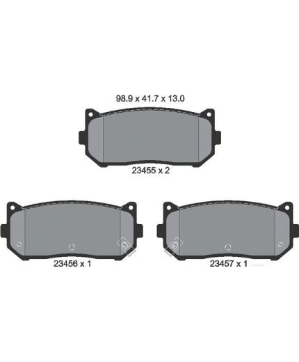 Textar Колодки дисковые задние