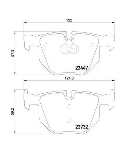 Textar Колодки дисковые задние Фото 3