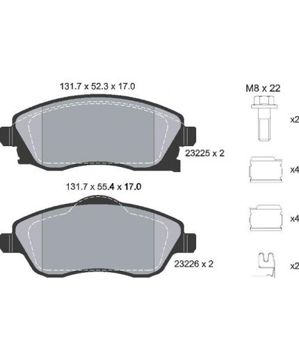 Textar Колодки дисковые
