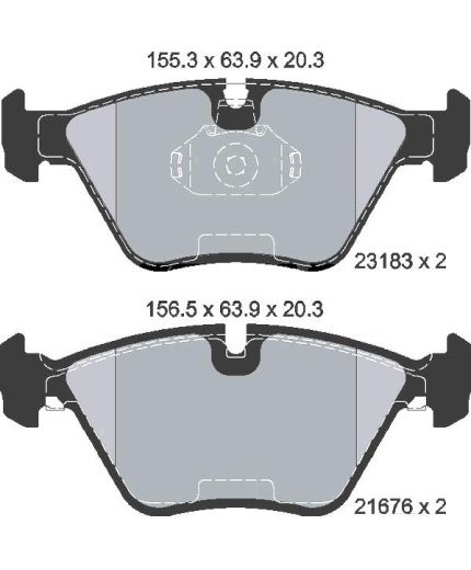 Textar Колодки дисковые передние