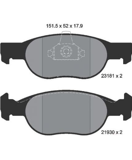 Textar Колодки дисковые