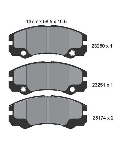 Textar Колодки дисковые
