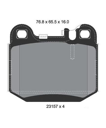 Textar Колодки дисковые