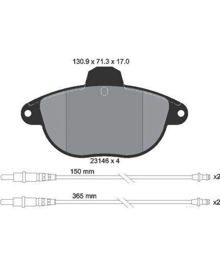 Textar Колодки дисковые