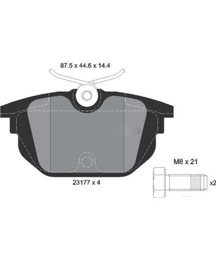 Textar Колодки дисковые