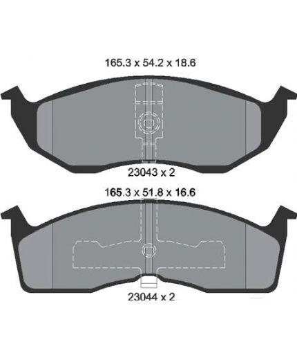 Textar Колодки дисковые