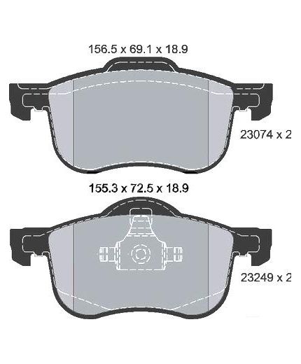Textar Колодки дисковые