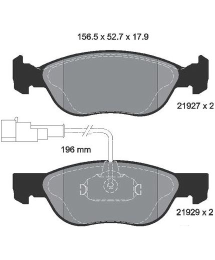 Textar Колодки дисковые