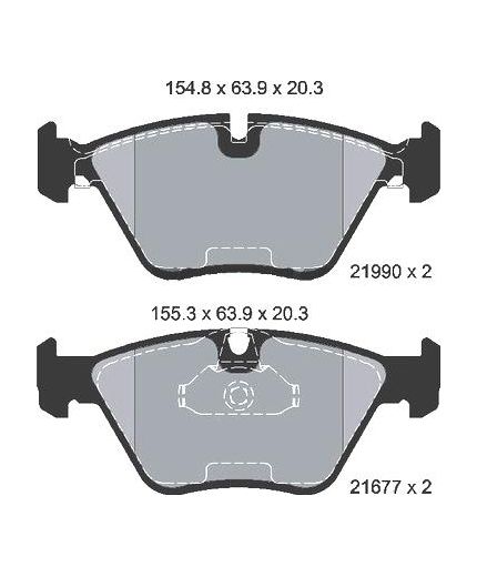 Textar Колодки дисковые передние