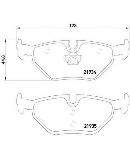 Textar Колодки дисковые задние