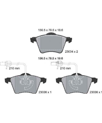 Textar Колодки дисковые передние