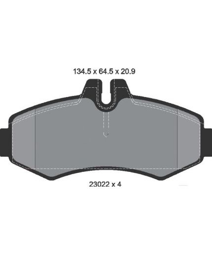 Textar Колодки дисковые передние