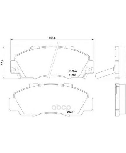 Textar Колодки дисковые передние