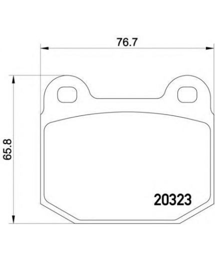 Textar Колодки дисковые задние